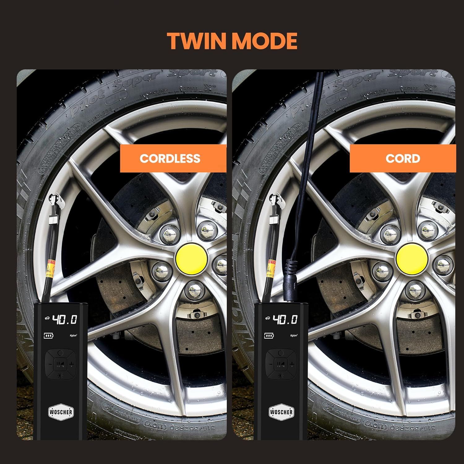 Woscher i6 Portable Tyre Inflator